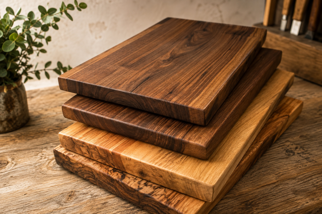 Black Walnut mit lebendiger natürlicher Maserung